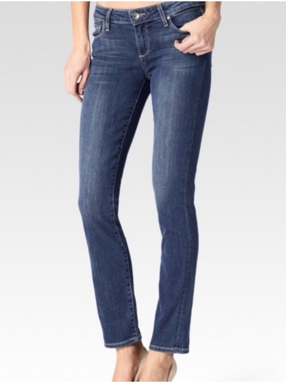 PAIGE Blue Skyline Ankle Peg Jeans size 26